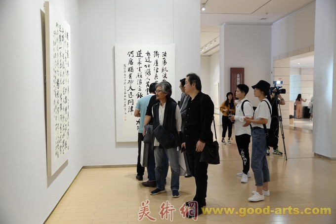 庆祝新中国成立70周年全国国展书法家提名展在汤湖美术馆展出