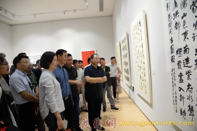 庆祝新中国成立70周年全国国展书法家提名展在汤湖美术馆展出