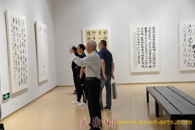 庆祝新中国成立70周年全国国展书法家提名展在汤湖美术馆展出