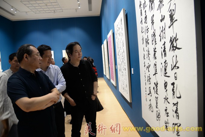 庆祝新中国成立70周年全国国展书法家提名展在汤湖美术馆展出