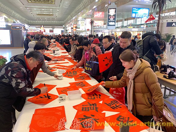 “我们的中国梦文化进万家·同心同书祖国新春好”——江苏省书协送万福进万家活动在全省各地陆续开展