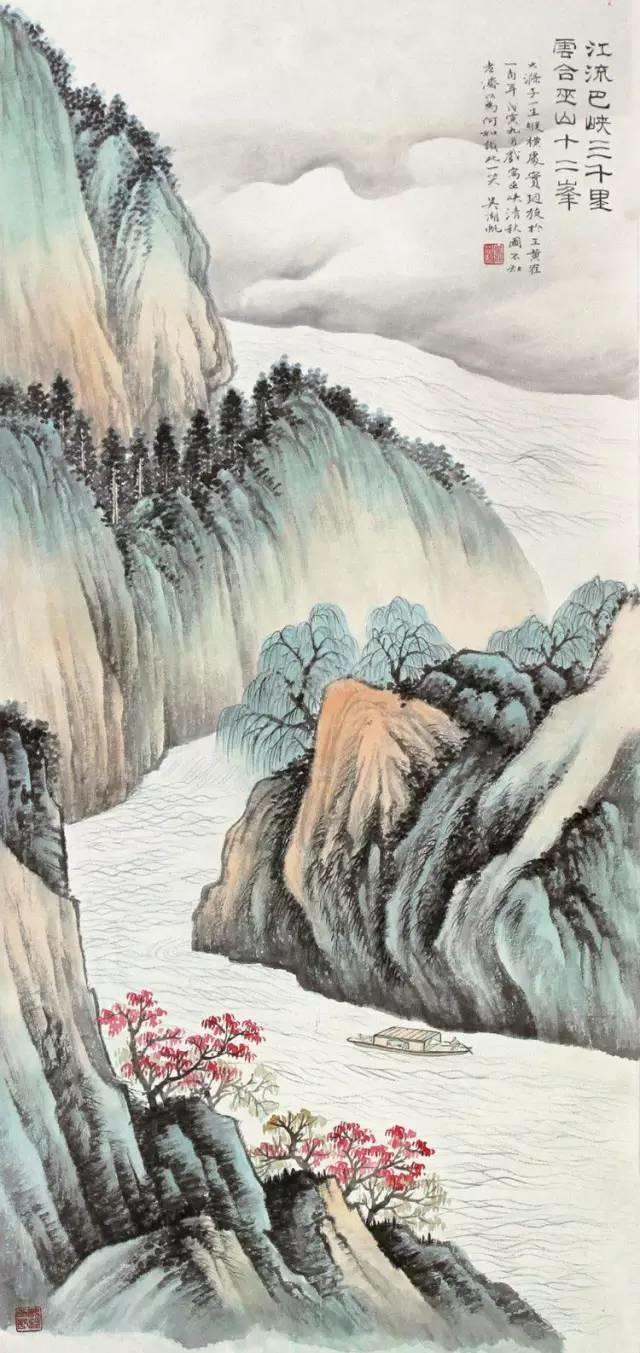 “民国画坛第一人”吴湖帆经典山水画