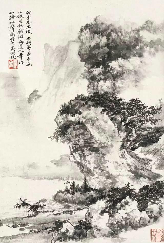 “民国画坛第一人”吴湖帆经典山水画