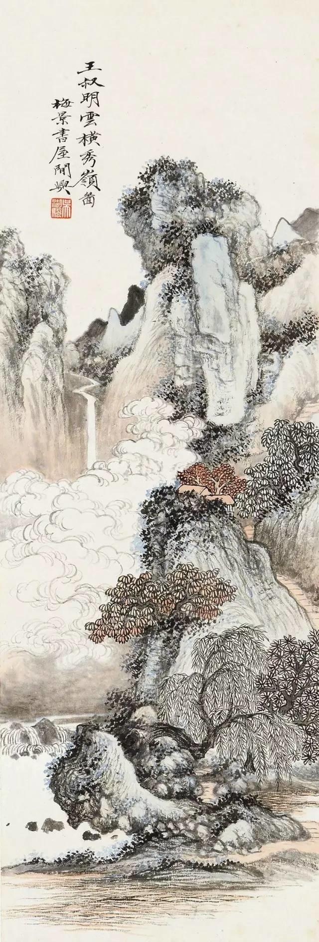 “民国画坛第一人”吴湖帆经典山水画