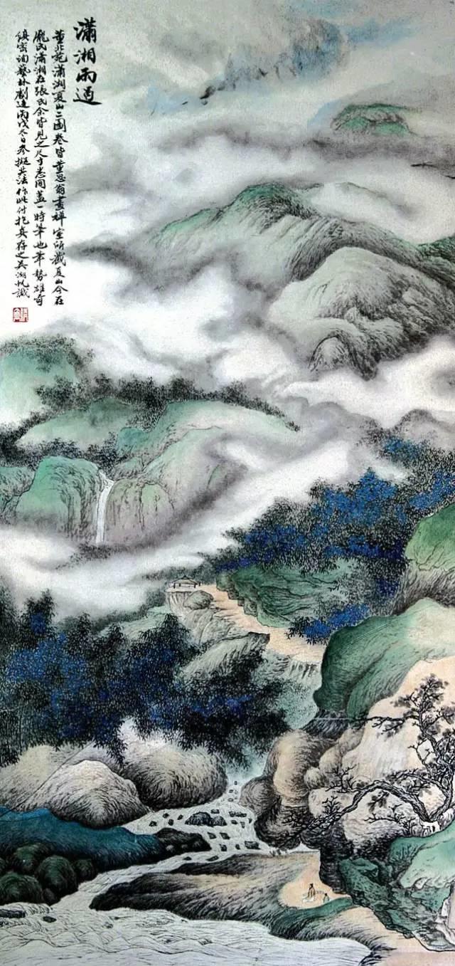 “民国画坛第一人”吴湖帆经典山水画