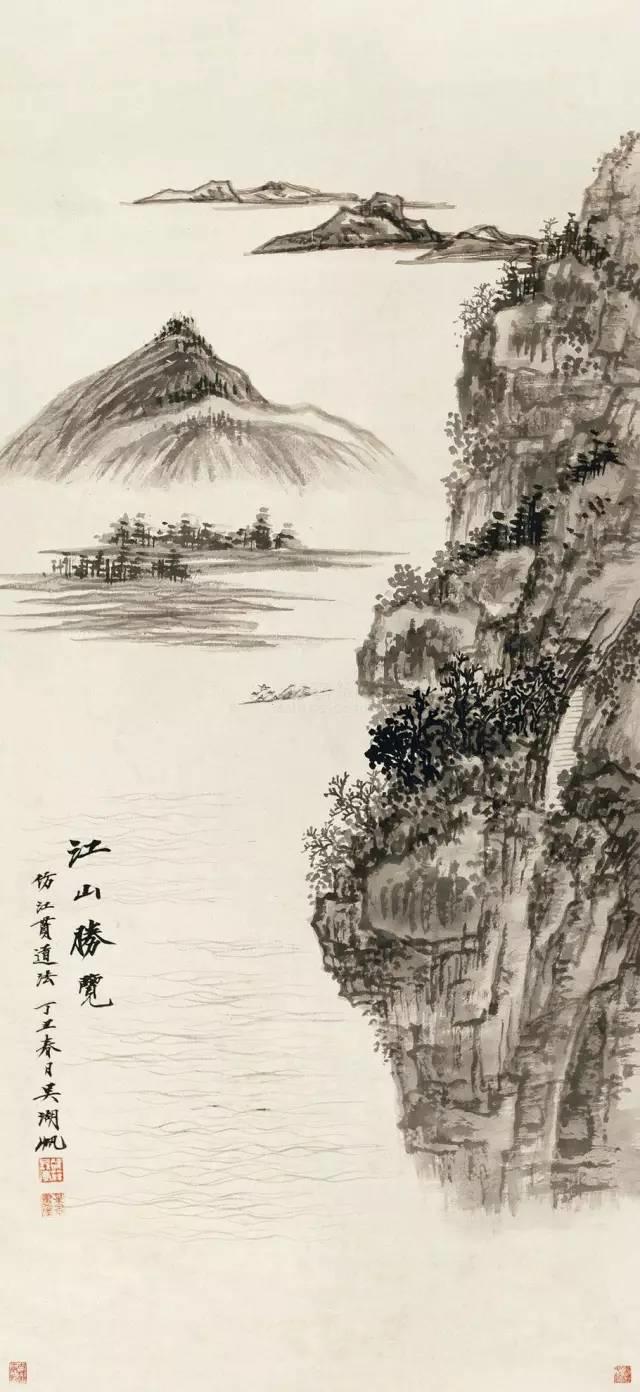 “民国画坛第一人”吴湖帆经典山水画