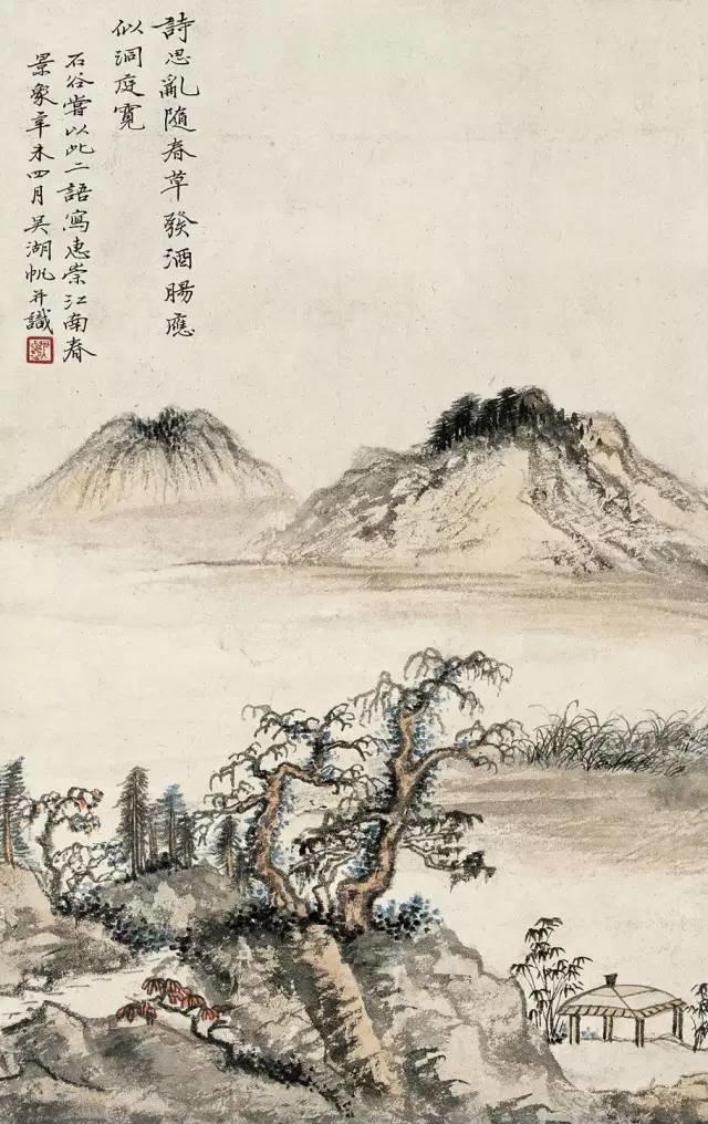 “民国画坛第一人”吴湖帆经典山水画