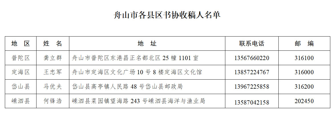 浙江省书协基层会员书法篆刻大展征稿启事（2020年6月15日截稿）