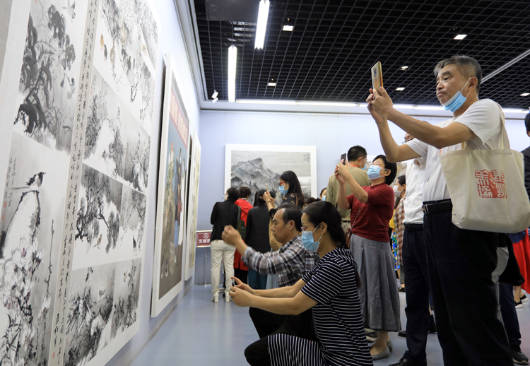 第三届“邮驿路 运河情”全国美术作品展 在江苏高邮开幕