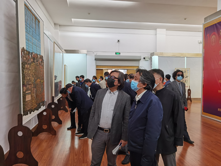 第十届“民族百花奖”——中国各民族美术作品展（高唐站）在山东高唐开幕