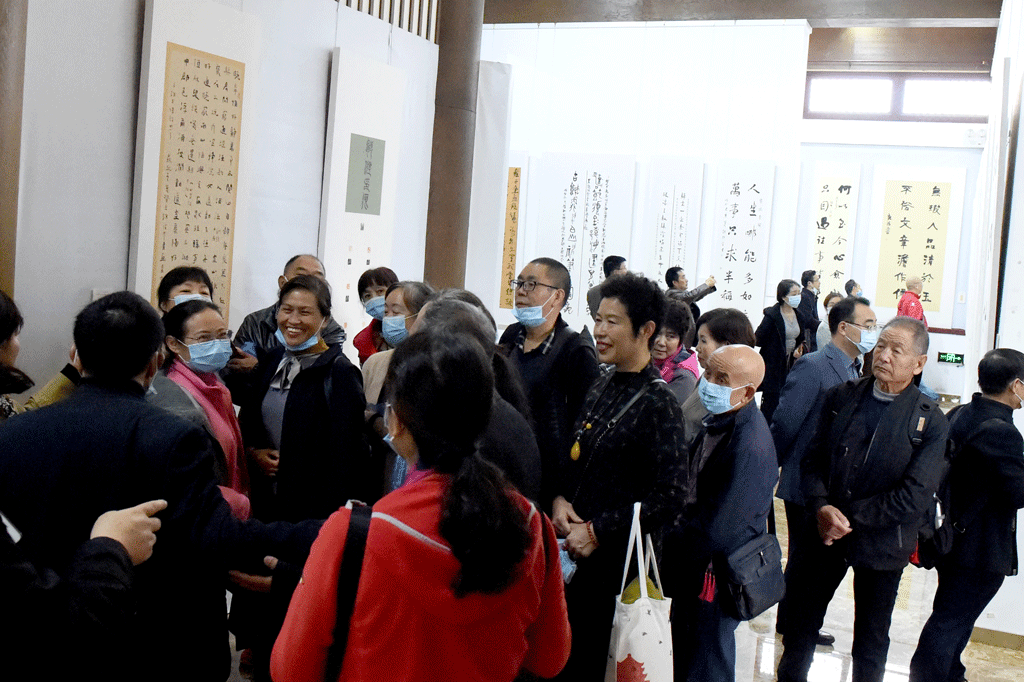 四川省首届老年书法篆刻作品展开幕式在遂宁市临仙阁书协创作基地隆重举行