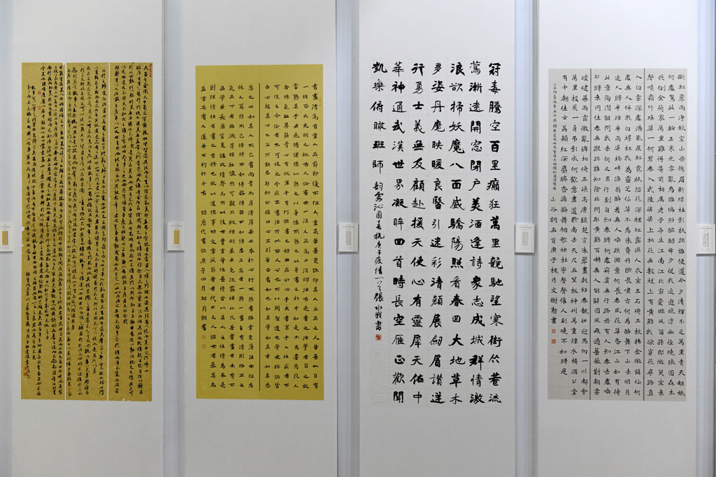 四川省首届老年书法篆刻作品展开幕式在遂宁市临仙阁书协创作基地隆重举行