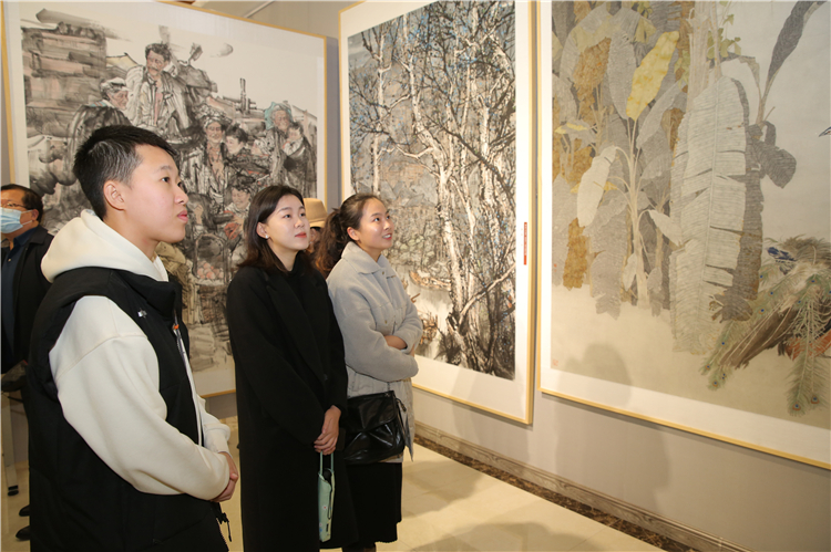 第三届“白山黑水·美丽四平”全国中国画作品展在吉林四平开幕