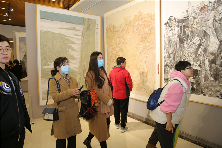 第三届“白山黑水·美丽四平”全国中国画作品展在吉林四平开幕