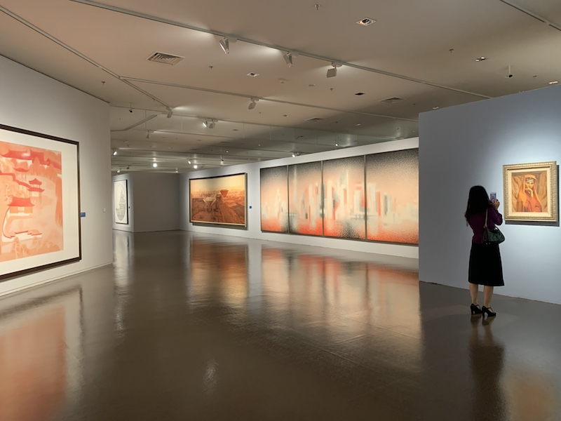 中华艺术宫“一带一路”美术展，呈现70国两百多画家画作