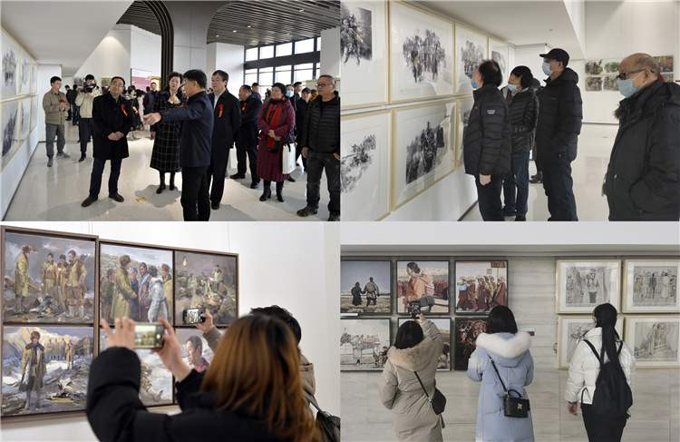 “‘光辉历程 红色经典——庆祝新中国成立70周年’第六届全国架上连环画展”巡展在西宁开幕