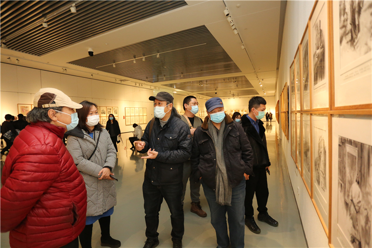 学习用典——中国优秀经典故事全国连环画作品展巡展在天津滨海新区开幕