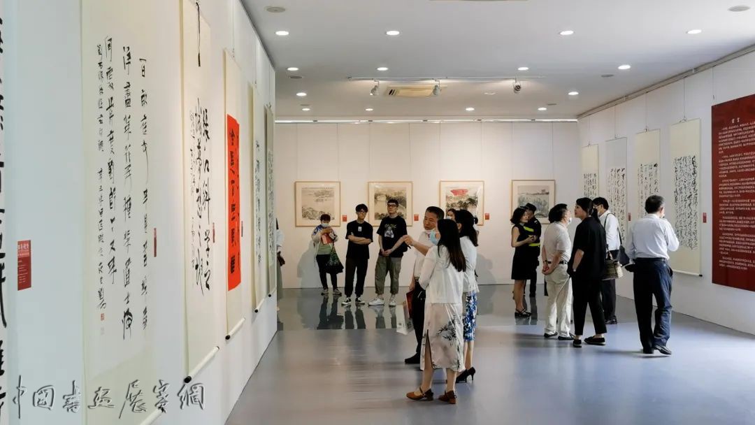 上海张江举办“百年献礼”展，呈现长三角百位书画家作品