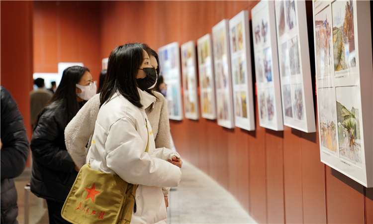 “民族团结 同心筑梦——第七届全国架上连环画展”在云南美术馆开幕